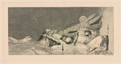 Anxieties, fra serien A Glove av Max Klinger