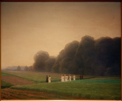 Gå i nærheten av Dessau-Großkühnau av Max Korn