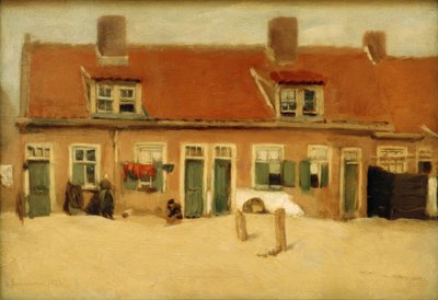 Gamle hus i Scheveningen av Max Liebermann