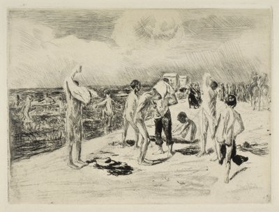 Badende gutter av Max Liebermann