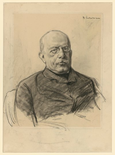 Portrett av Friedrich Lippmann av Max Liebermann