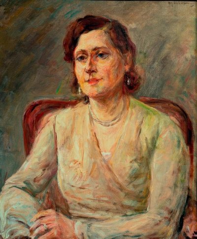 Portrett av Lydia Petrowa av Max Liebermann