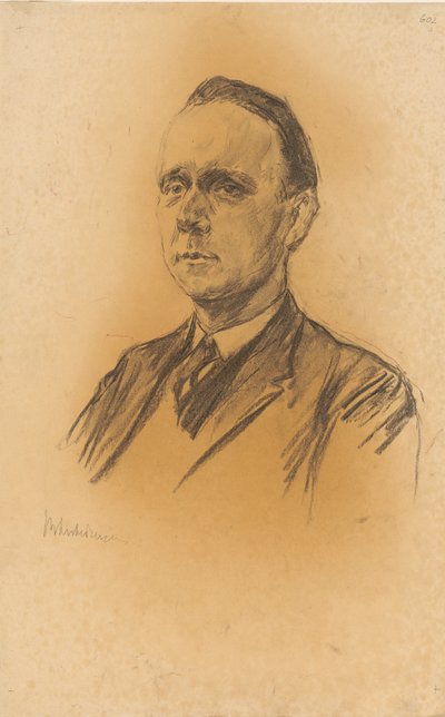Portrett av professor Werner Jäger av Max Liebermann