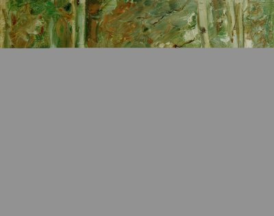 Bjørker ved Wannsee-bredden i øst av Max Liebermann