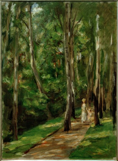 Birkenweg i Wannsee i vest av Max Liebermann