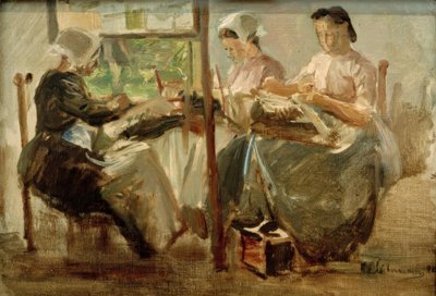 Brabanske blondemakere av Max Liebermann