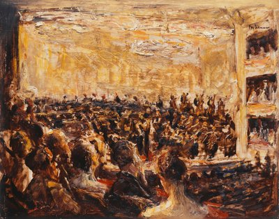 Konsert i Operaen; Konsert i Operaen, 1923 av Max Liebermann