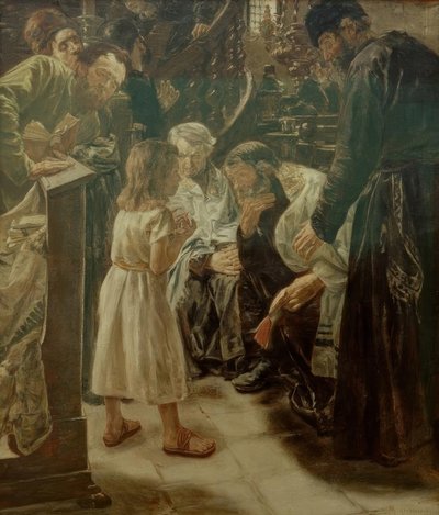 Den tolv år gamle Jesus i templet av Max Liebermann