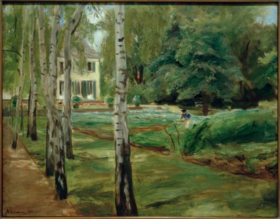 Bjørkeavenyen i Wannsee-hagen mot vest av Max Liebermann