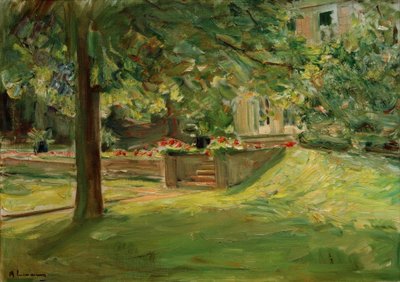 Blomsterterrassen mot sørvest / Wannseegarten av Max Liebermann