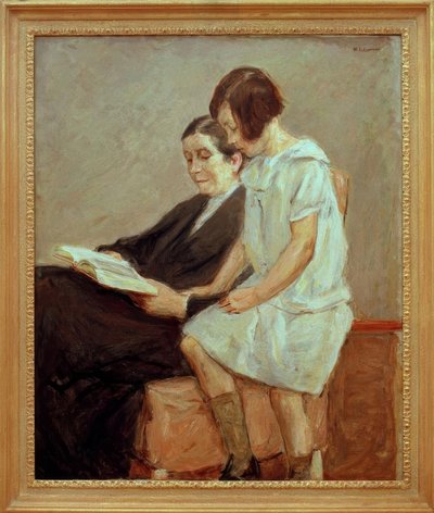 Kunstnerens kone og barnebarn av Max Liebermann