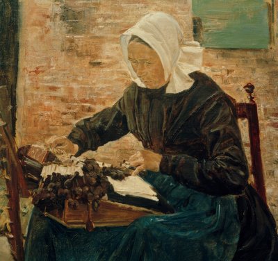 En nederlandsk blondemaker av Max Liebermann