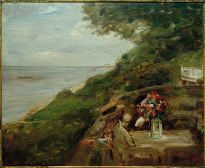 Elbblick - Terrasse på Elben - Restaurant Jacob av Max Liebermann