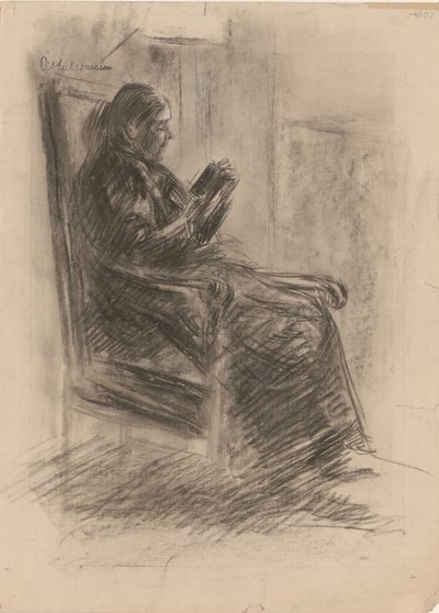 Kunstnerens kone av Max Liebermann