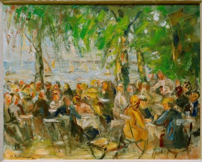 Hagerestaurant på Havel av Max Liebermann