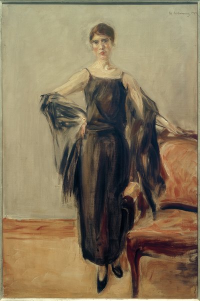 Genia Levine, stående av Max Liebermann
