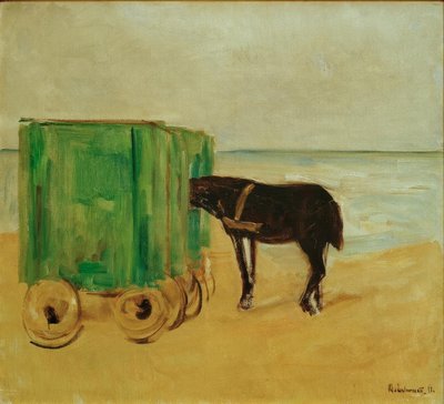 Grønn badevogn av Max Liebermann