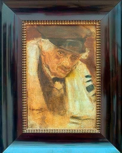 Jøde i bønnesjal av Max Liebermann