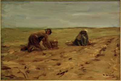 Potethøst i sanddynene av Max Liebermann