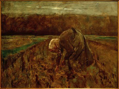 Potetsamler av Max Liebermann
