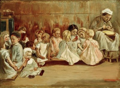 Småbarnsskole av Max Liebermann
