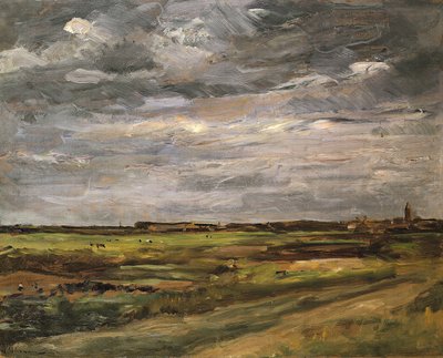 Landskap ved Noordwijk av Max Liebermann