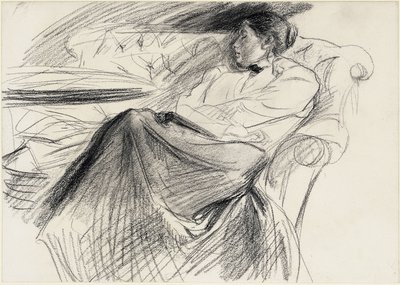 Martha Liebermann, sovende av Max Liebermann