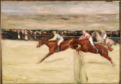 Hesteveddeløp i cascinene av Max Liebermann