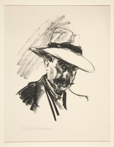 Portrett av Walter Hasenelever av Max Liebermann