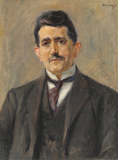 Portrett av utgiveren Bruno Cassirer, 1921 av Max Liebermann