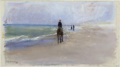 Rytter på stranden av Max Liebermann