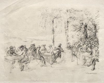 Waterfront Restaurant. av Max Liebermann