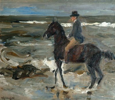 Rytter på stranden av Max Liebermann