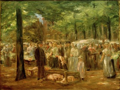 Grisemarked i Haarlem av Max Liebermann