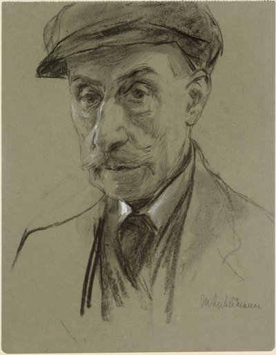 Selvportrett med lue av Max Liebermann