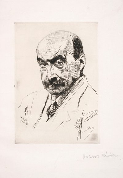 Selvportrett av Max Liebermann