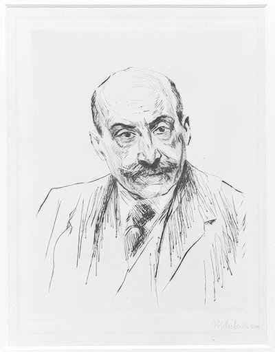 Selvportrett av Max Liebermann