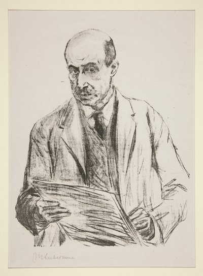 Selvportrett av Max Liebermann