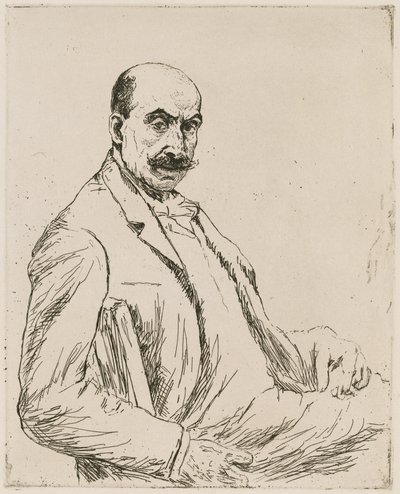 Selvportrett, 1906. av Max Liebermann