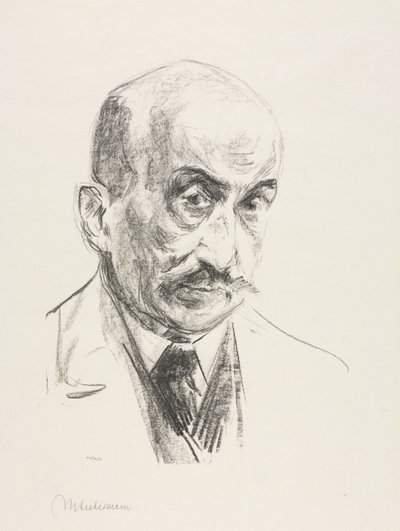 Selvportrett, 1921. av Max Liebermann