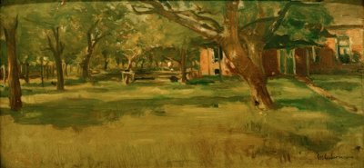 Studie på blekemiddel av Max Liebermann