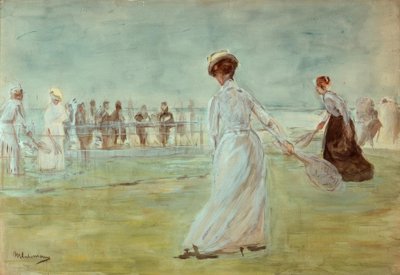 Tennisspiller av Max Liebermann