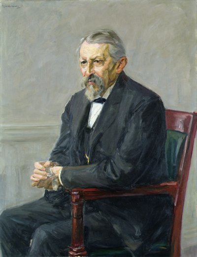 Naturforskeren, Hermann Strebel (1834-1914) 1905 (olje på lerret) av Max Liebermann