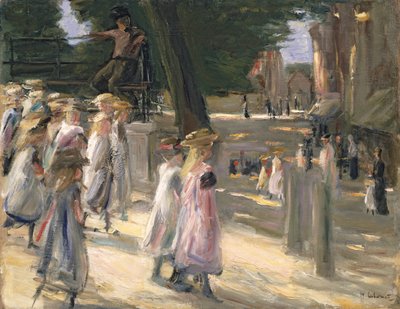 Veien til skolen på Edam (olje på lerret) av Max Liebermann