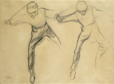 To mannsfigurer av Max Liebermann