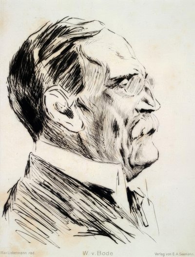 Wilhelm von Bode / Liebermann av Max Liebermann