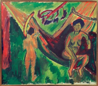 In der Hängematte von Max Pechstein