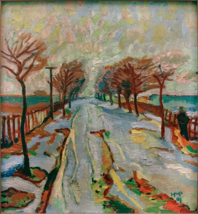 Märzenschnee I von Max Pechstein