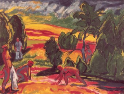 Sommerdag av Max Pechstein
