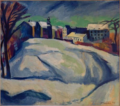 Vinterlandskap II av Max Pechstein
